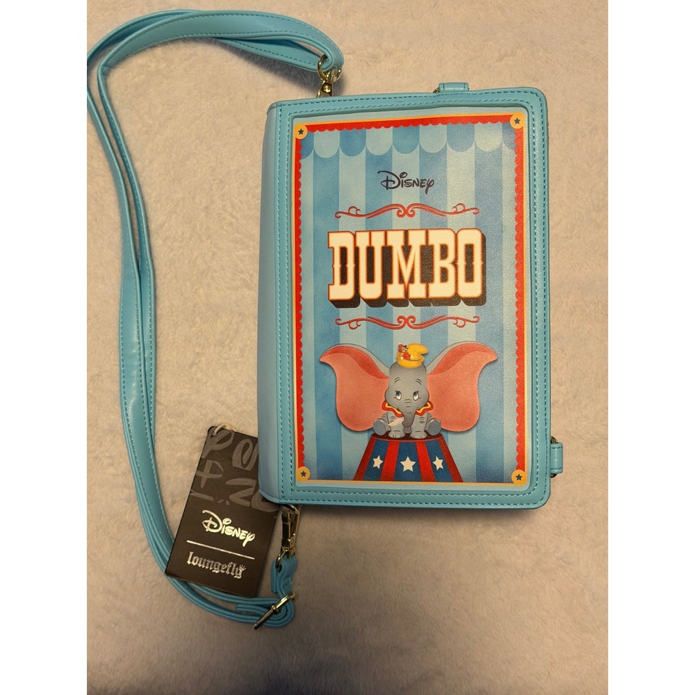 Disney Loungefly Dumbo Book Series Convertible Backpack Crossbody Bag WDTB2647